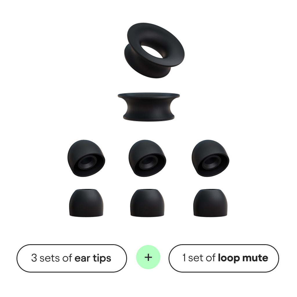 Quiet 1 Ear tips + Loop Mute